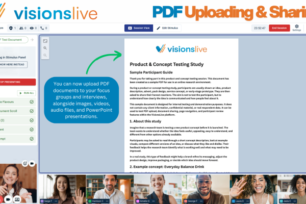 PDF Uploads & Sharing